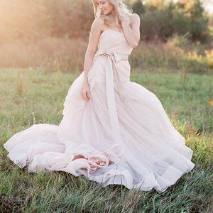 White by Vera Wang | Dresses | Nwt Vera Wang Blush Wedding Dress | Poshmark